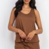 Tank Top & Shorts Set – High-Stretch Jersey