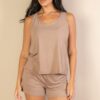 Tank Top & Shorts Set – High-Stretch Jersey