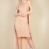 Ribbed Cardigan & Cami Midi Bodycon Dress Set