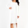 Ribbed Cardigan & Cami Midi Bodycon Dress Set