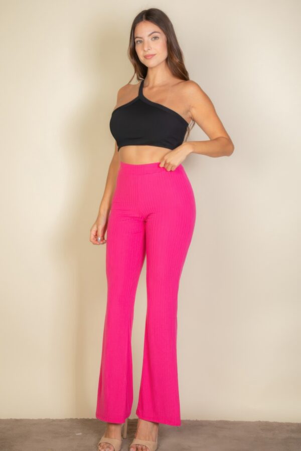 One-Shoulder Ribbed Cropped Top – Asymmetric Neckline