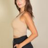 Ribbed Tank Top – Stretch Rib Knit, Multiple Colors