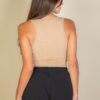 Ribbed Tank Top – Stretch Rib Knit, Multiple Colors