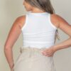 Ribbed Tank Top – Stretch Rib Knit, Multiple Colors