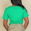 Tie-Front Drawstring Crop Top – High-Stretch Jersey