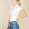Short Sleeve Crew-Neck Bodysuit – Stretch Jersey