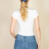Short Sleeve Crew-Neck Bodysuit – Stretch Jersey