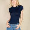 Short Sleeve Crew-Neck Bodysuit – Stretch Jersey
