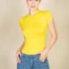 Short Sleeve Crew-Neck Bodysuit – Stretch Jersey