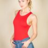 Solid Tank Bodysuit – Stretch Jersey Layering Top