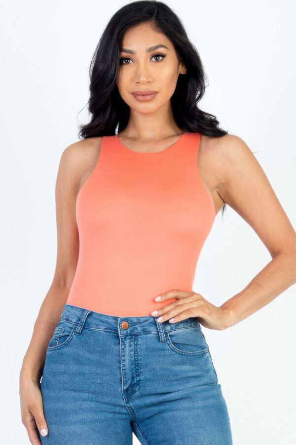Solid Tank Bodysuit – Stretch Jersey Layering Top