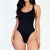 Crisscross Back V-Neck Bodysuit – Solid Colors