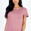 Basic Short Sleeve T-shirt – Lightweight Stretch Jersey
