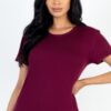 Basic Short Sleeve T-shirt – Lightweight Stretch Jersey