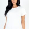 Basic Short Sleeve T-shirt – Lightweight Stretch Jersey