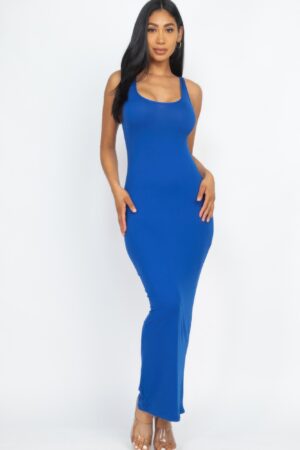 Solid Basic Maxi Dress – Soft Stretch Jersey