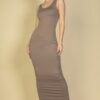 Solid Basic Maxi Dress – Soft Stretch Jersey