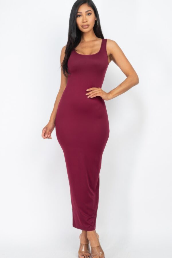Solid Basic Maxi Dress – Soft Stretch Jersey