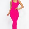 Solid Basic Maxi Dress – Soft Stretch Jersey