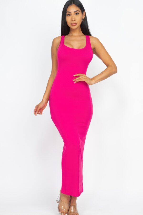 Solid Basic Maxi Dress – Soft Stretch Jersey