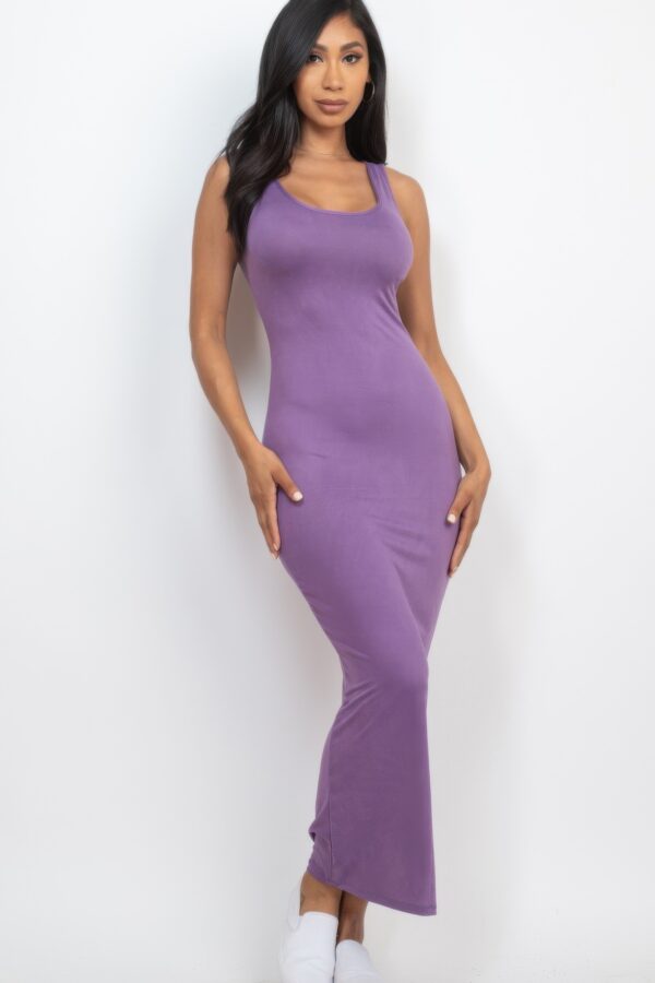 Solid Basic Maxi Dress – Soft Stretch Jersey