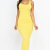 Solid Basic Maxi Dress – Soft Stretch Jersey