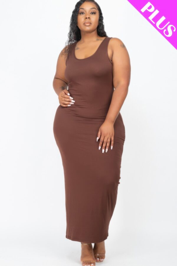 Plus Size Maxi Dress – High-Stretch Jersey