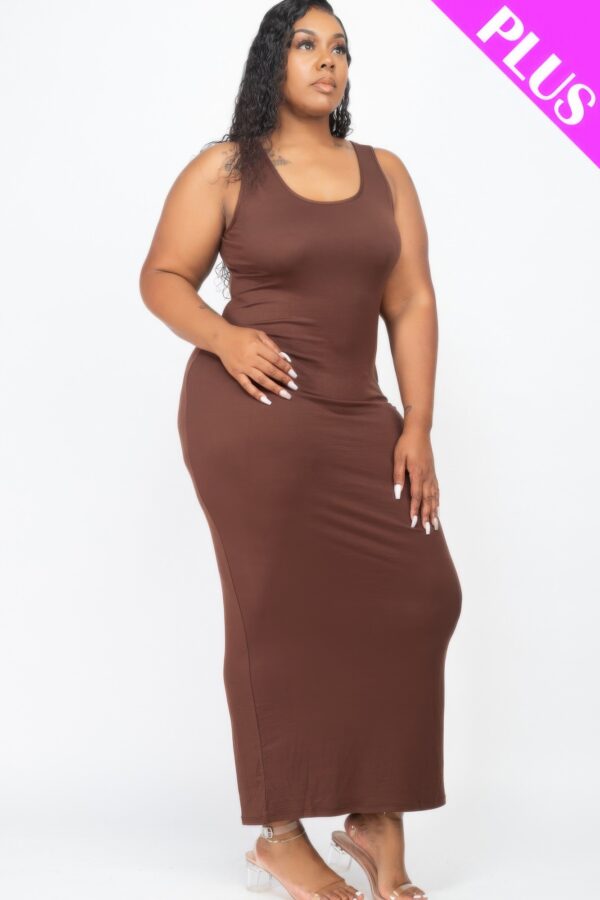 Plus Size Maxi Dress – High-Stretch Jersey