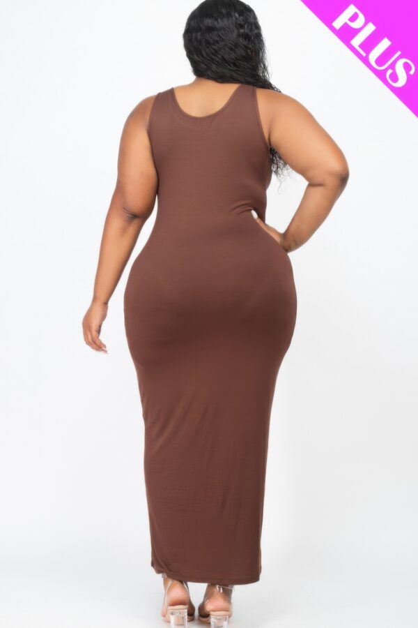 Plus Size Maxi Dress – High-Stretch Jersey