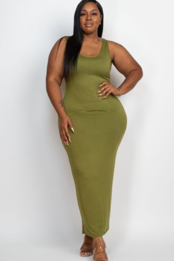 Plus Size Maxi Dress – High-Stretch Jersey