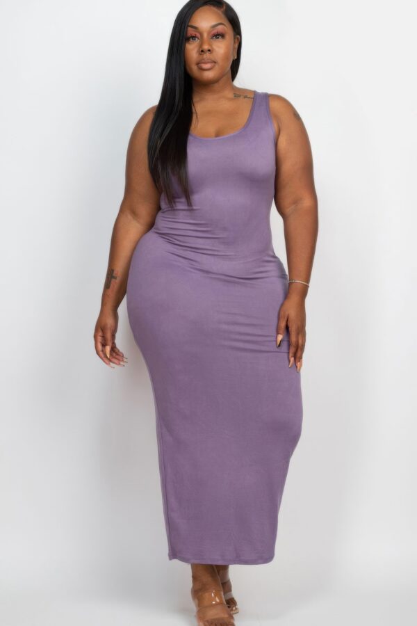Plus Size Maxi Dress – High-Stretch Jersey