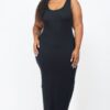 Plus Size Maxi Dress – High-Stretch Jersey