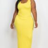 Plus Size Maxi Dress – High-Stretch Jersey