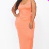 Plus Size Maxi Dress – High-Stretch Jersey
