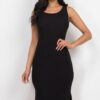 Ribbed Tank Midi Dress with Side Slit