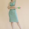 Ribbed Tank Midi Dress with Side Slit