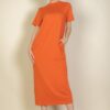 Side Pocket Tee Dress – Stretch Jersey