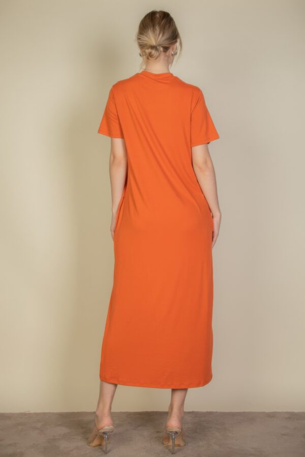 Side Pocket Tee Dress – Stretch Jersey
