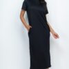 Side Pocket Tee Dress – Stretch Jersey
