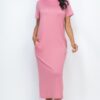 Side Pocket Tee Dress – Stretch Jersey
