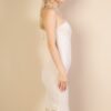 Ribbed Halter Fringe Midi Dress – Rib Knit