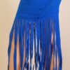Sleeveless Fringe Midi Dress – Jersey Fringe Hem