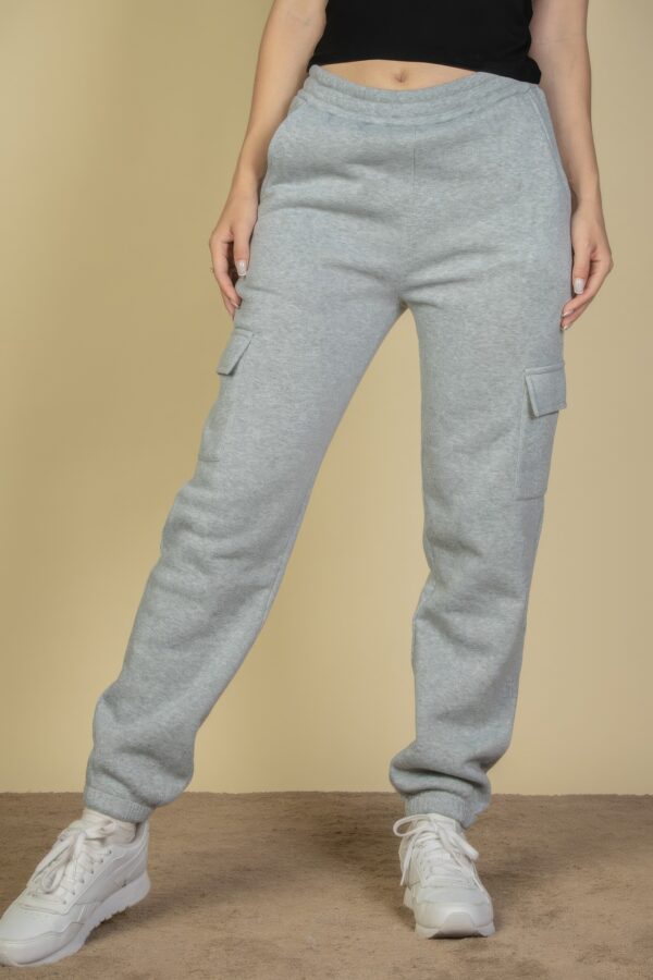 Soft-Poly Stretch Side-Pocket Drawstring Sweatpants