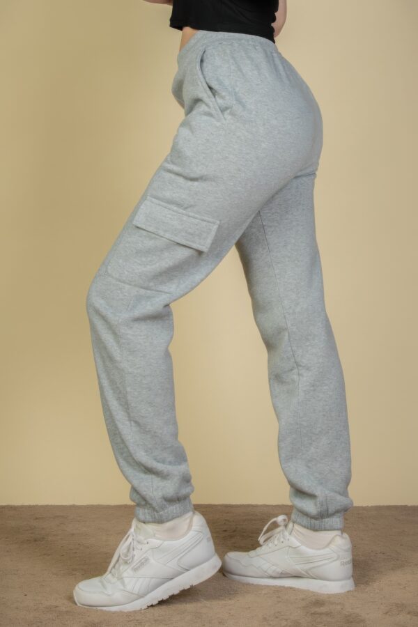 Soft-Poly Stretch Side-Pocket Drawstring Sweatpants