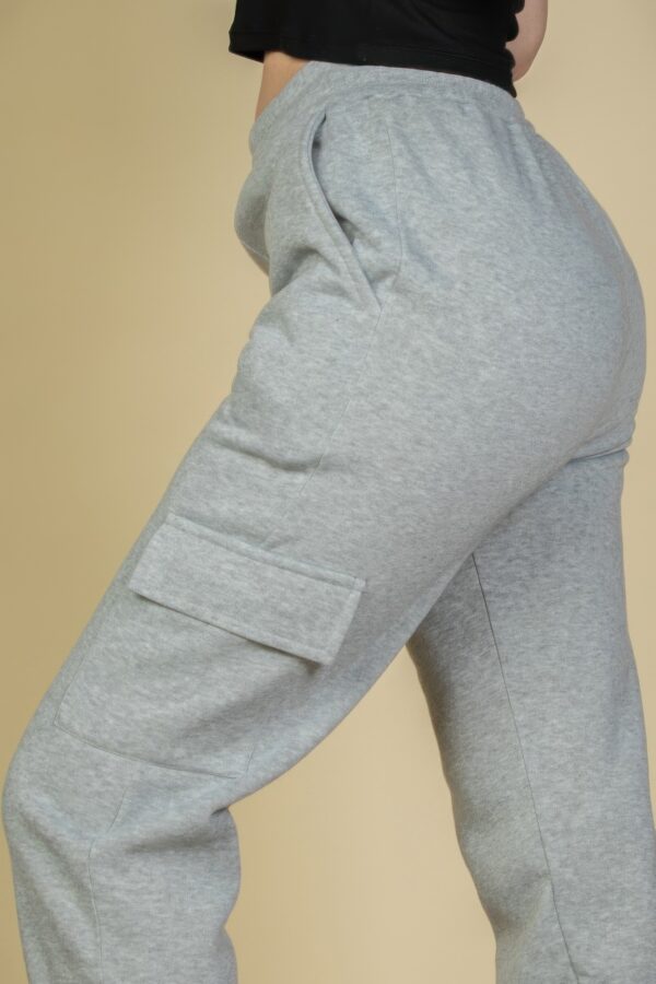 Soft-Poly Stretch Side-Pocket Drawstring Sweatpants