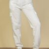 Soft-Poly Stretch Side-Pocket Drawstring Sweatpants