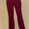 Drawstring-Waist Bootcut Sweatpants with Slant Pockets