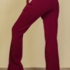 Drawstring-Waist Bootcut Sweatpants with Slant Pockets