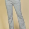 Drawstring-Waist Bootcut Sweatpants with Slant Pockets