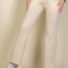 Drawstring-Waist Bootcut Sweatpants with Slant Pockets
